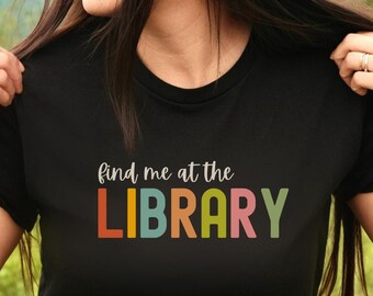 Library Shirt, Reader TShirt, Gift for Book Lover, Librarian Gift For Her For Him, Reading Graphic Tee, Bookish Booktrovert T-Shirt Bookcore