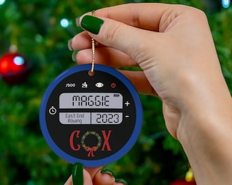 Personalized Coxswain Christmas Ornament, Custom Christmas Tree Ornament for Rowing Coxswains, Rowing Gift Ideas, Rowing Cox Present