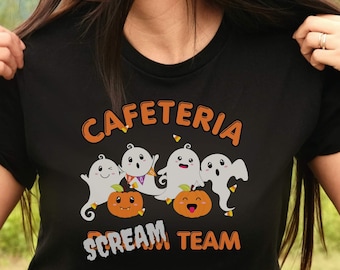 Cafeteria Dream Team Shirt for Halloween, Matching Cafeteria Crew T-Shirts, Halloween Lunch Lady Tshirt, Elementary School Lunch Team Shirt