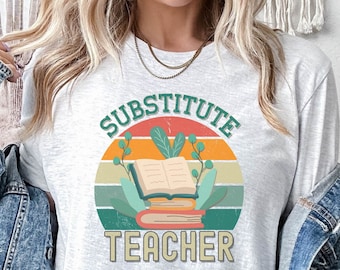Substitute Teacher Shirt, Teaching Squad T-Shirt, Back To School Crew, Elementary Sub TShirt, Proud Substitute Teacher Tee