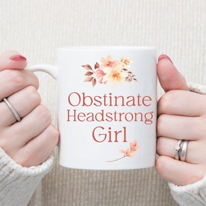 Jane Austen Gift Mug for Readers, Jane Austen Pride and Prejudice Tea Cup, Two Sided Coffee Cup Book Mug, Book Lover Gift Ideas