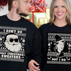 His & hers ugly christmas sweaters discount