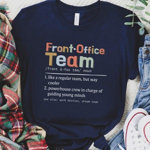 School Office Team Shirt, Front Office Squad T-Shirt, Elementary Office Crew, Matching Teaching Team Shirts, Cute Back to School TShirt