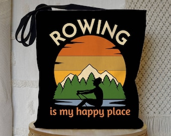 Sac fourre-tout d'aviron pour femme et fille, cadeau pour rameurs, sac pour équipage d'aviron, appréciation des entraîneurs d'aviron, fourre-tout maîtres rameurs