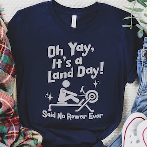 Rowing T-Shirt Gift for Rowers, Funny Crew Shirt, Mens Rowing Shirt, Womens Rowing, Team Workout Tee, Erg Day T-Shirt, Masters Rowing TShirt