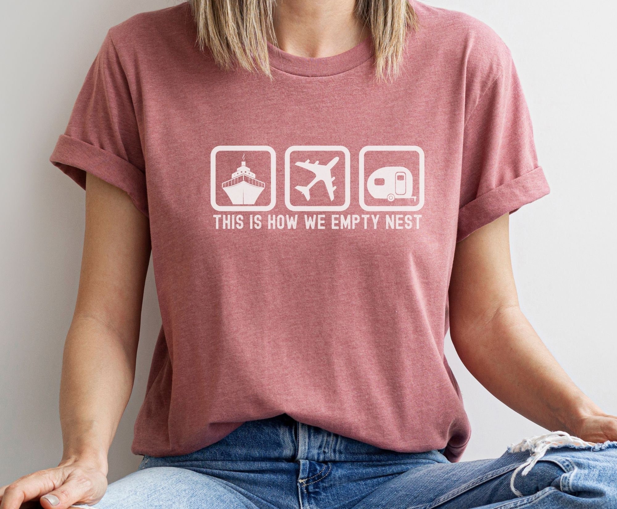 Empty Nester Travel Shirt, Matching Couple Cruise Tshirts, Camper