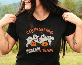 Counseling Dream Team Shirt for Halloween, Matching School Staff T-Shirts, Halloween School Psych Tshirt, Elementary School Team Shirt