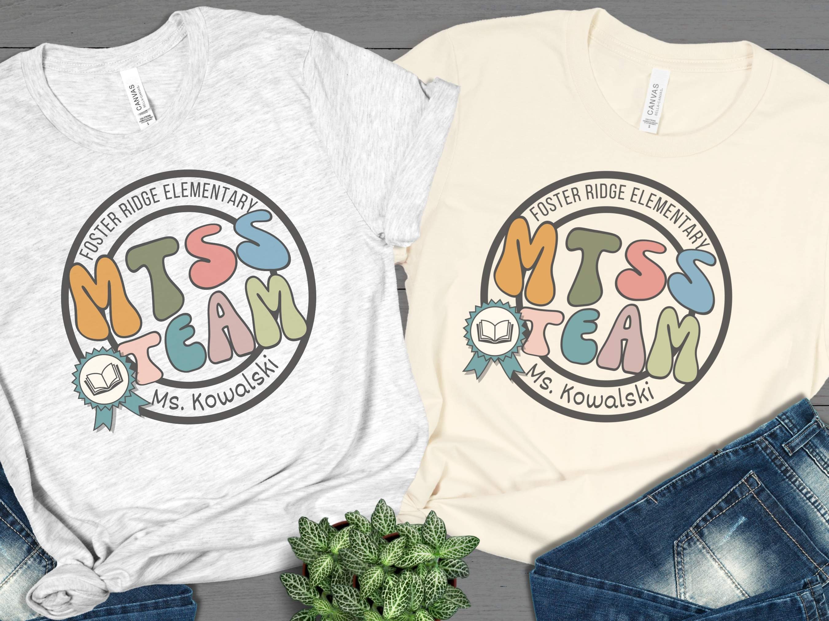 Custom MTSS Team Shirts, Matching Personalized Tshirts, Specialist