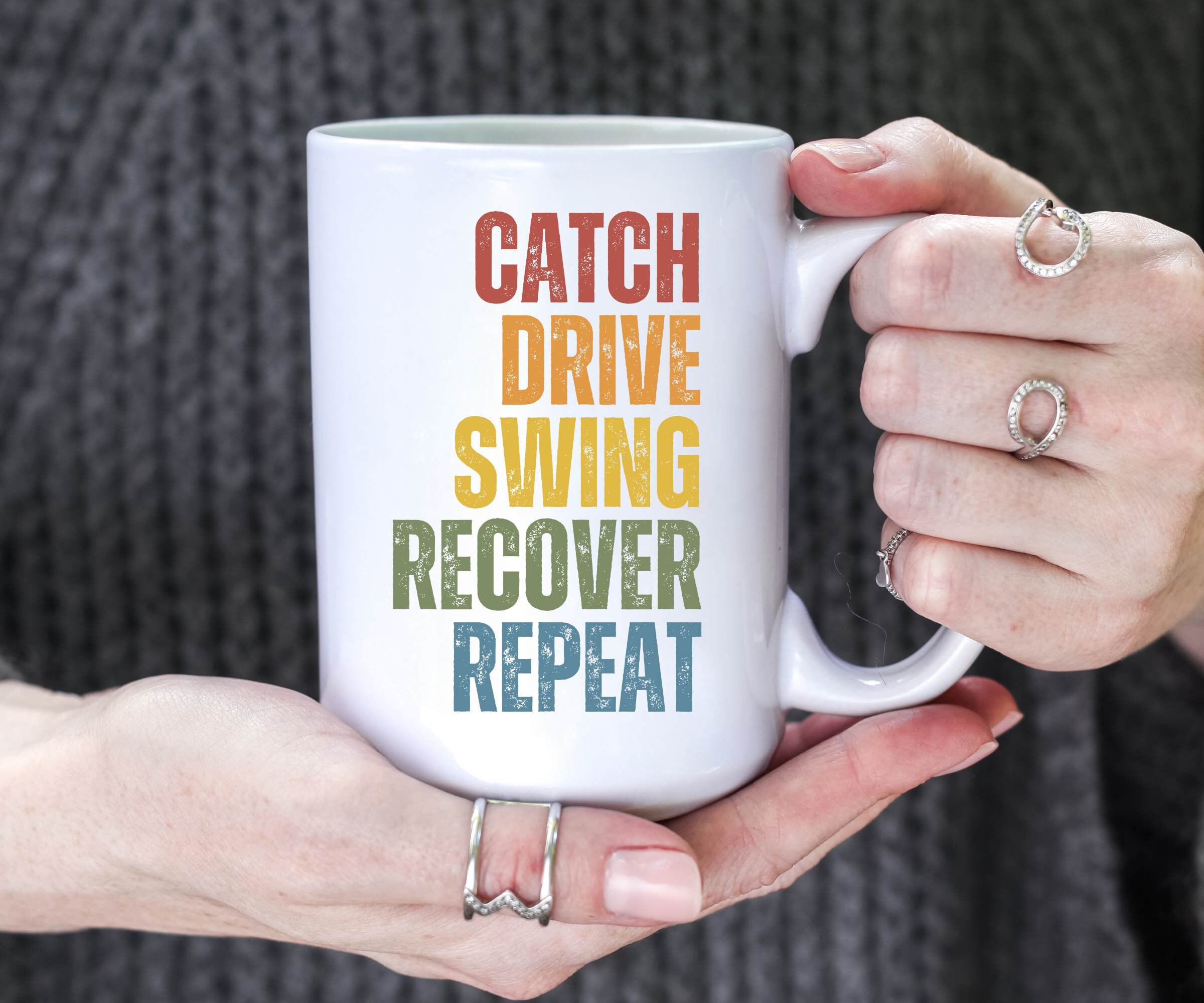 Rowing Mug Gift for Rowers, Row Crew Coffee Cup, Mens Rowing Coach Gift