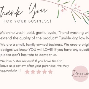 Thank you for shopping my small business! Please note the care instructions in the listing description.