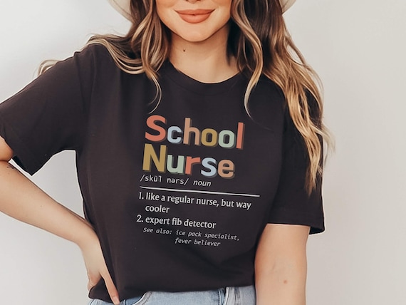 School Nurse Shirt for Back to School, Funny School Nurse T-Shirt, TShirt for Elementary Health Room, High School Middle School Nurse