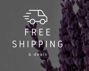 Natural Preserved Lavender Bundle - use FREESHIP code