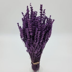 Natural Preserved Lavender Bundle Flowers Perfect for Home Decor, Parties, Weddings, and DIY Crafts image 2