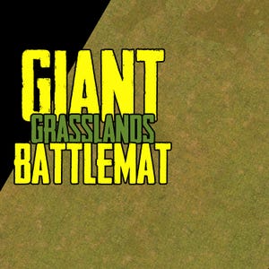 Massive High-Detail D&D Battlemat – Large Fantasy Map for Tabletop RPGs – Perfect for Campaigns, Combat and Exploration - DnD Grasslands Map