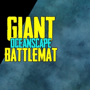 Massive High-Detail D&D Battlemat – Large Fantasy Map for Tabletop RPGs – Perfect for Campaigns, Combat and Exploration - DnD Ocean Map