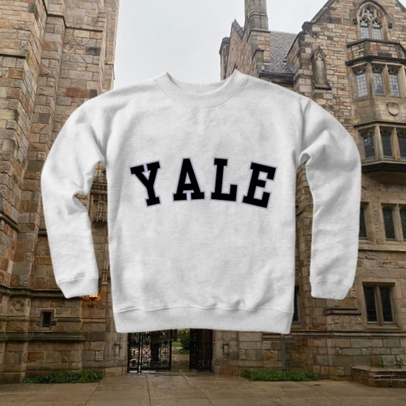 Aesthetic Yale University Sweatshirt Vintage Y2K Illustrated Oversized Sweatshirt Cute Sweater Pinterest NYC Womens Sweatshirts Tumblr Etsy UK
