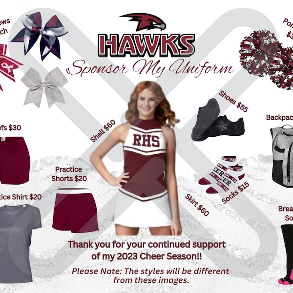 Buy Sponsor My Uniform Cheer Template Etsy Buy Sponsor My Uniform Cheer Template Etsy