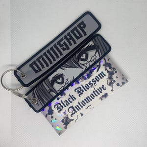 Japanese Anime Jet Tag | JDM Keyring | Key Chain