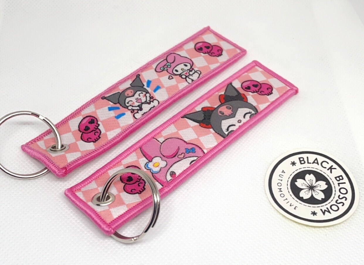 Japanese Anime Jet Tag | Kuromi Pink | Hello Kitty | JDM Keyring