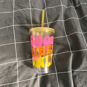 Good vibes only 16oz tumblr