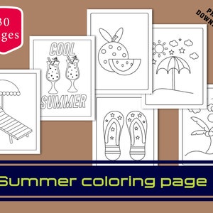 Summer Coloring Pages for Kids