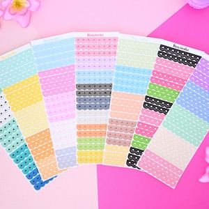 lace ribbons borders sticker sheets polcos toploaders deco