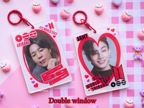 Tour Double Window Pc Holder Bias Acrylic Card Holder Kpop