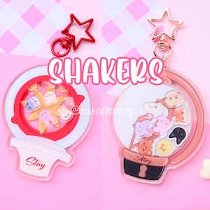 Shaker Keychain Kpop merch  san hongjoong seonghwa wooyoung mingi charm anitee animals aniteez atiny bangchan stay