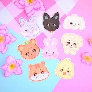 Wasserdichte Aniteez Kpop Merch San Hongjoong Seonghwa WooYoung Mingi sterben Schnitt