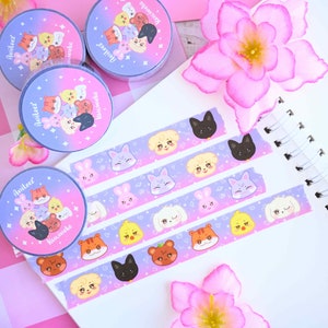 Aniteez washi-tape merch san wooyoung mingi jongho hongjoon yunho