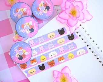 Aniteez washi tape merch san wooyoung mingi jongho hongjoon yunho