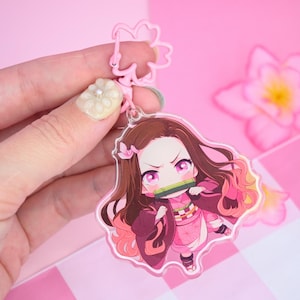 Keychain Nezuko demon anime manga