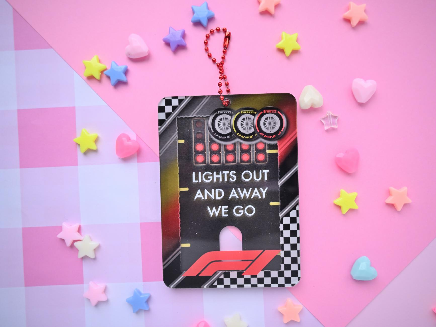 F1 driver acrylic card photoholder photocard holder cardholder keychain formula 1 pc