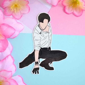 Hyunjin Künstler des Monats inspiriert Aufkleber wasserfeste Vinyl-Aufkleber gestanzt