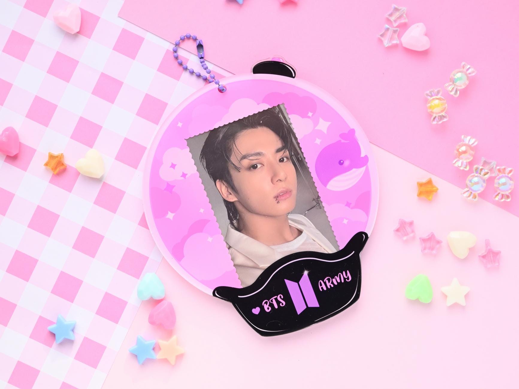 Light Stick Pc Holder Acrylic Card Holder Kpop Photocard Holder