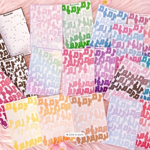 musical notes  sticker Sheet journaling deco polcos planner scrapbooking