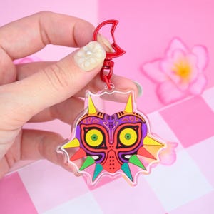 Schlüsselanhänger Majoras Link Manga Videospiel Gamer Gaming Accessoire Maske