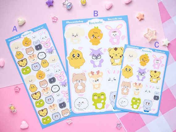 ステッカーシート KPOP SVT Seventeen Carat 文房具 かわいい