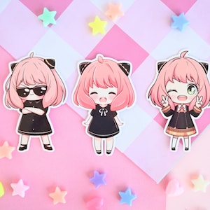 Anya spyxfam waterproof Vinyl stickers  Die cut anime manga