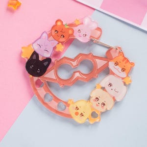 ateez carabiner trinket kpop keychain kpop pc atiny charm