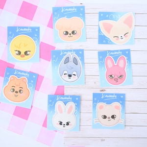 waterproof boy band kpop  members wolfchan die cut stickers BbokAri