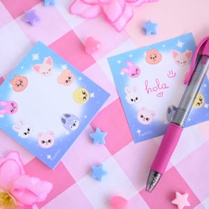 skzoo słodkie zwierzęta kpop stay sticky notes artykuły piśmiennicze