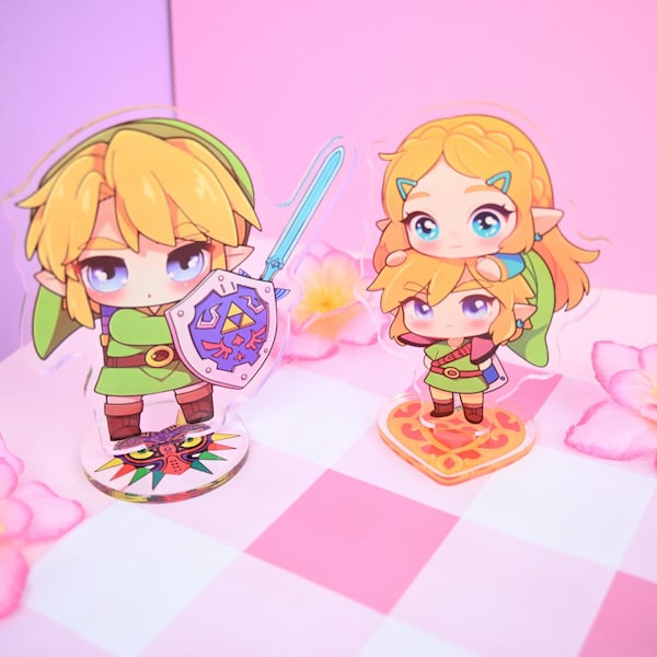 RESTOCK OPEN acrylic standee Zelda Link videogames gaming gamer accessories