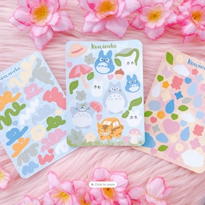 confort anime sticker set  sticker sheet polcos toploaders deco stickers