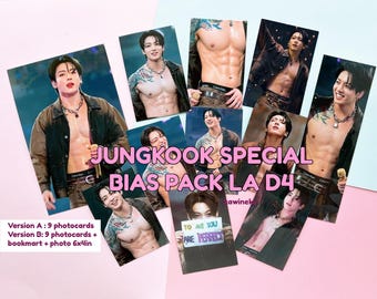 JK LAコンサート D4 スペシャルバイアスパック KPOPファンメイドフォトカード