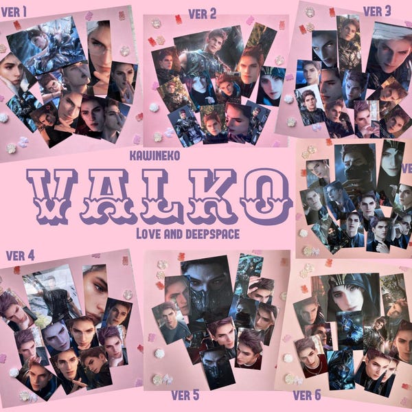 Valko Love e Deepspace lover pack Bias pack (leggi la descrizione!) photocard ragazzi