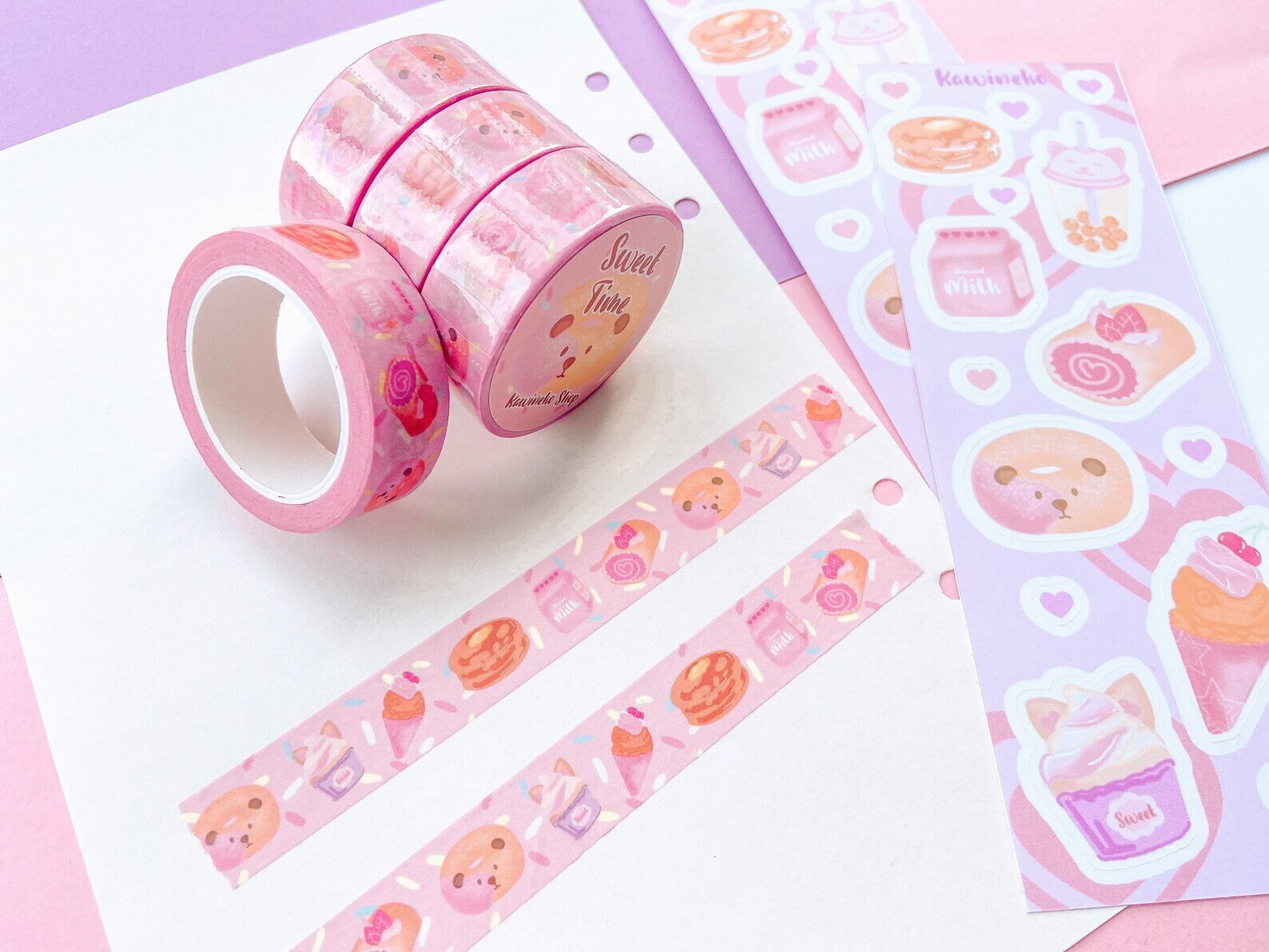 Sweet time washi tape cute kawaii dessert