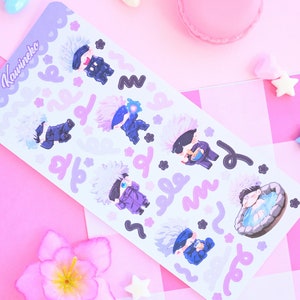 Anime Deko Sticker Blatt Polcos Journaling Cute Chibi