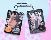 Yoongi 2 Window Photocard Holder Bias Acrylic Card Holder Kpop