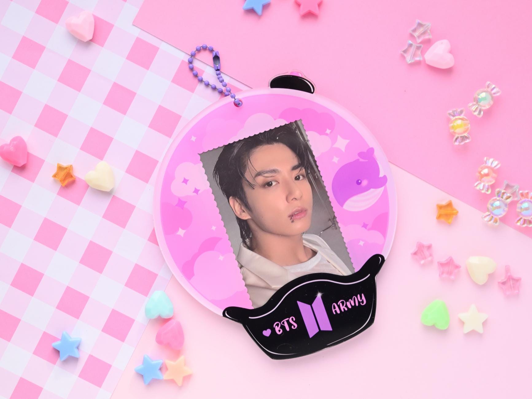 Light Stick Pc Holder Acrylic Card Holder Kpop Photocard Holder